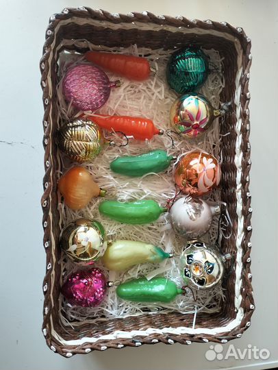 Елочные игрушки СССР