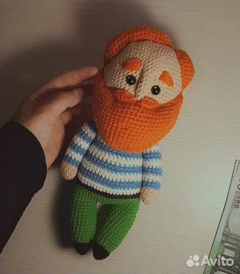 Вязаный морячок - игрушка