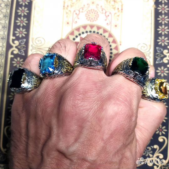 Перстень с камнем, печатка