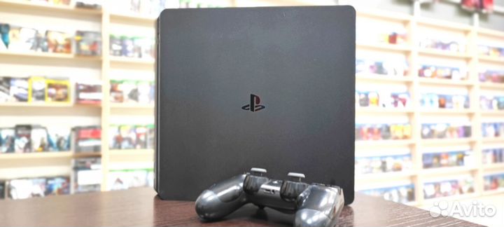 Игровая приставка ps4 slim 1tb