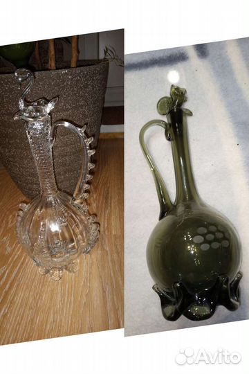 Графины штофы стекло керамика