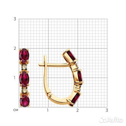 Серьги sokolov из золота, 4020766