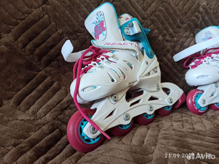 Роликовые коньки детские раздвижные