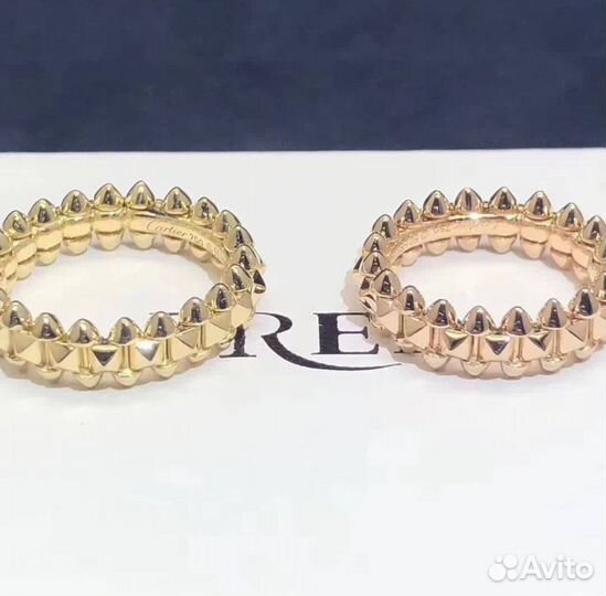 Золотые обручальные кольца Cartier 14.4 гр