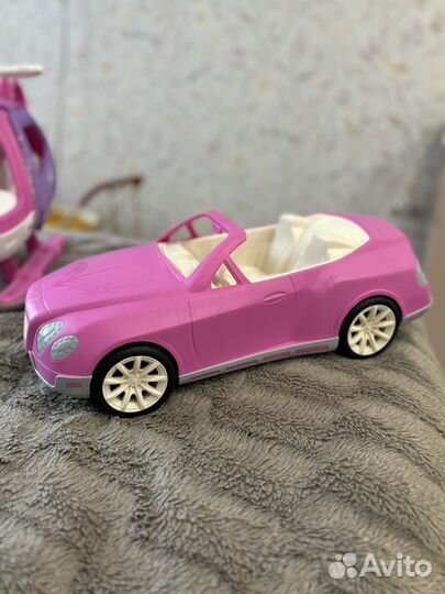 Машина и вертолет для барби