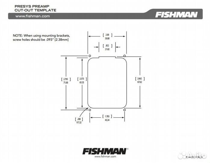 Преамп-звукосниматель Fishman Presys+ 201