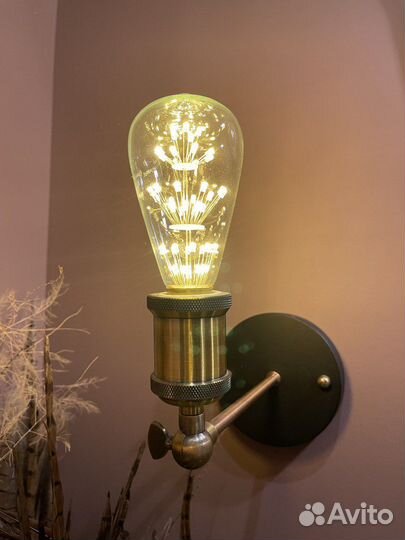 Светильник настенный в стиле лофт светодиодный