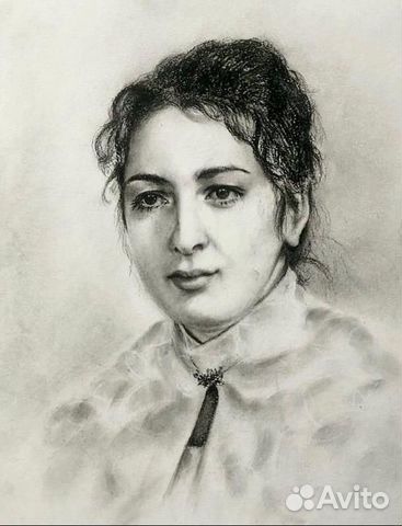 Портрет по фотографии к празднику в подарок