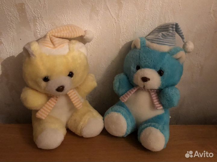 Игрушка мягкая медведь Австрия, гномы и кот в сапо