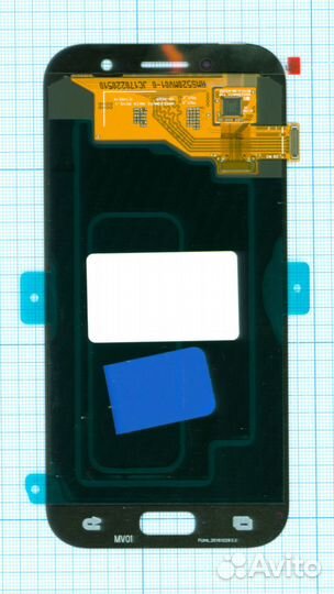 Дисплей Samsung Galaxy A5 2017 A520F черный Orig