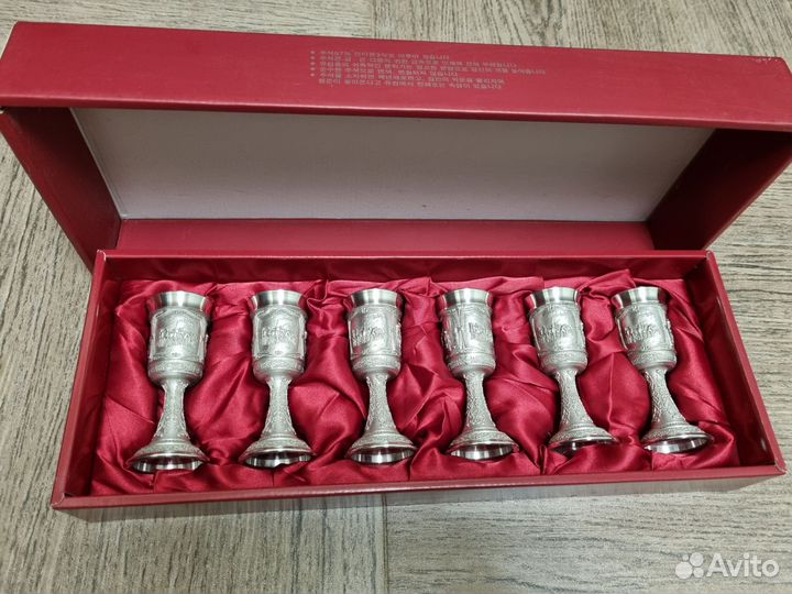 Стопки оловянные Imperial Pewter, Ю.Корея