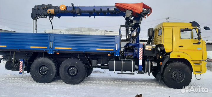 Аренда и услуги манипулятора-вездехода, стрела 8 т, 23 м, борт 14.5 т, 6 м