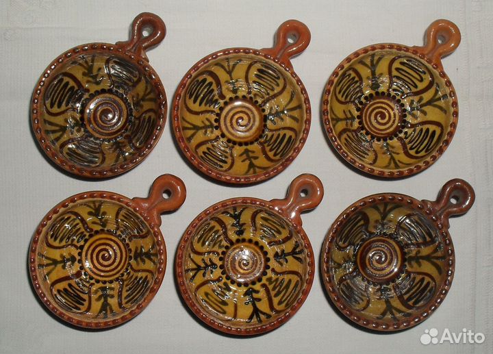 Керамический Кофейный набор 6 шт.,СССР