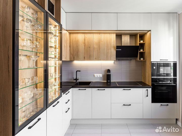 Кухня на заказ Угловая модульная