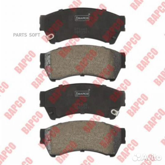 Bapco BP0660 Колодки тормозные дисковые передние