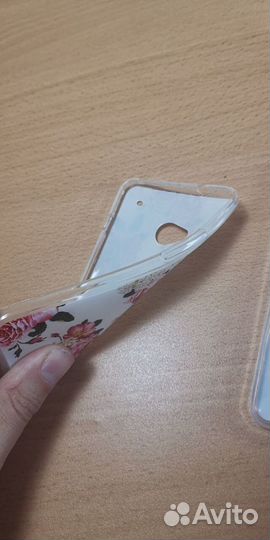 Красочные цветочные чехлы HTC One (М7 односимочная