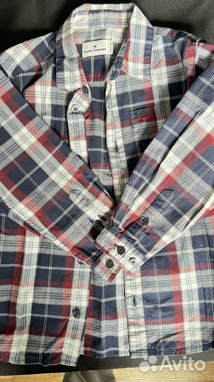 2 Рубашки для мальчика 110 Tom tailor в клетку