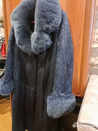 Шуба натуральная нутрия