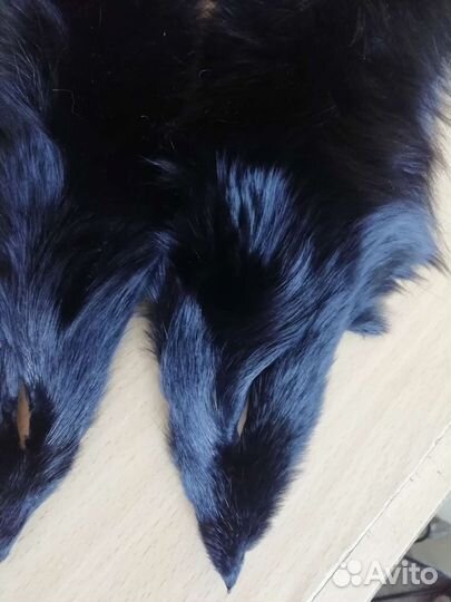 Меховой воротник песец