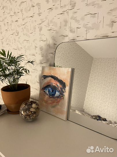 Картина губы глаз