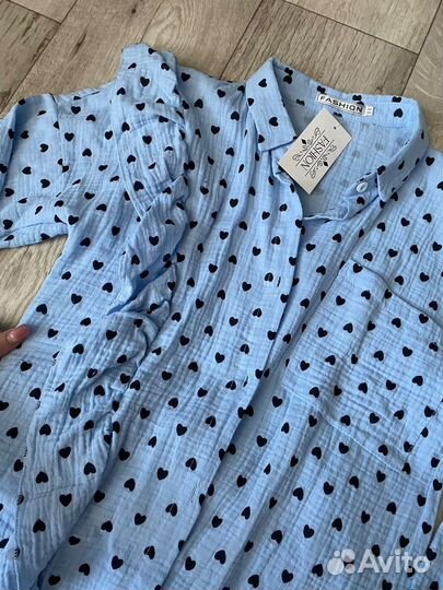 Муслиновый костюм женский новый