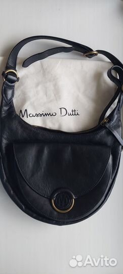 Сумка женская натуральная кожа бу Massimo dutti