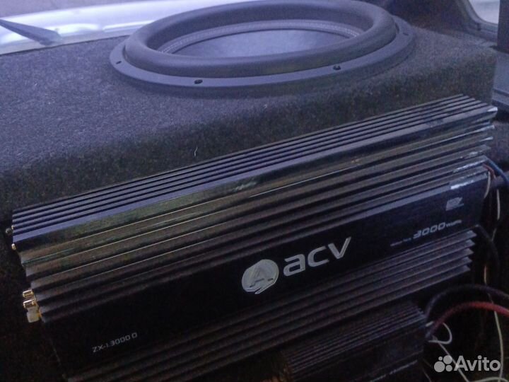 Сабвуфер и усилитель