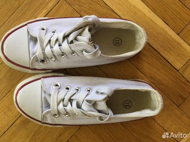 Кеды белые 31