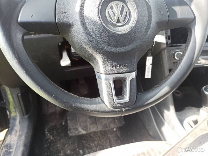 Руль фольксваген поло до рестайлинг (кожа )