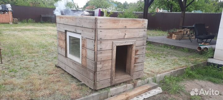 Будка для собаки утепленная