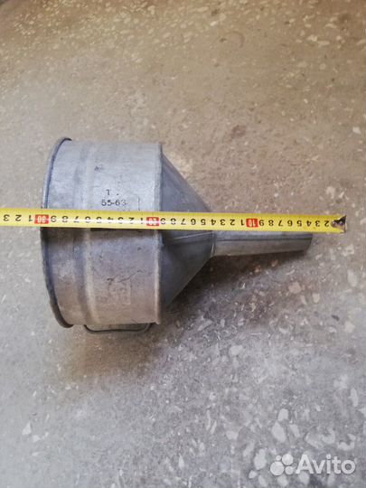 Воронка заправочная оцинкованная 5 литровая