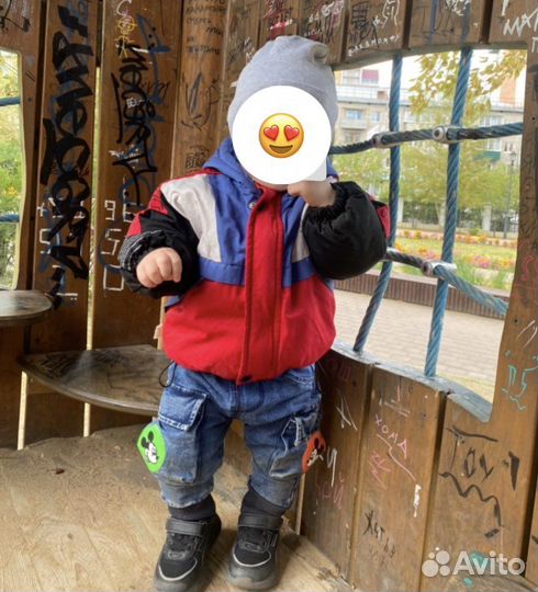 Куртка демисезонная на мальчика 80-86