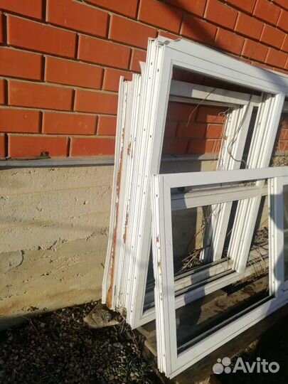 Пластиковые окна и двери бу