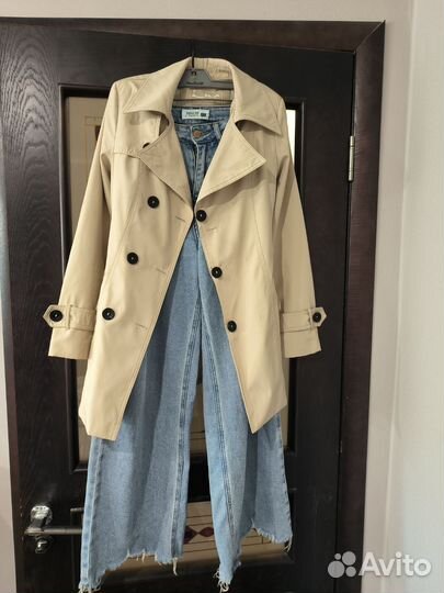 Тренч женский укороченный