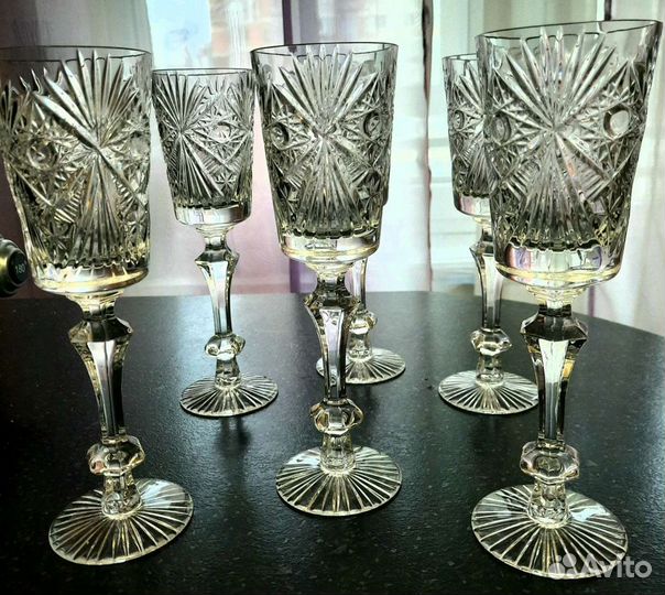 Хрустальные Фужеры, бокалы кубки СССР