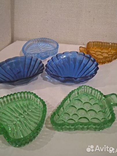 Розетки СССР Богемия стекло