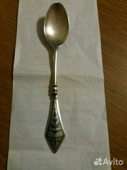 Серебряная старинная ложка