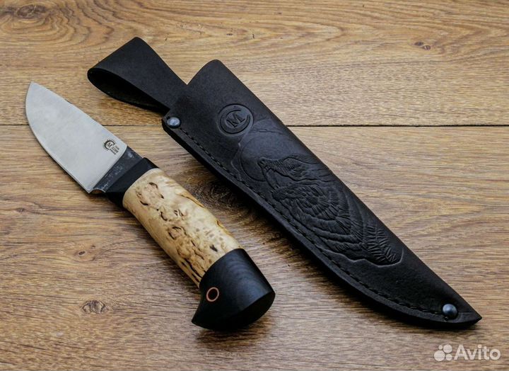 Нож Сокол со следами ковки из стали Х12мф