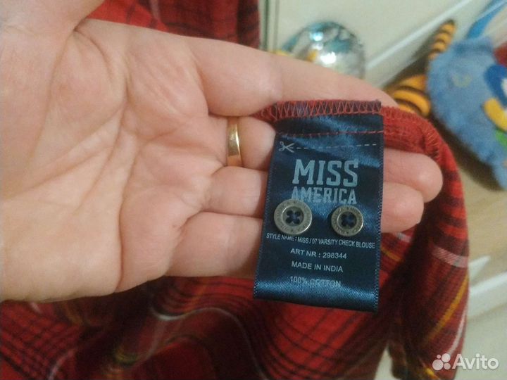 Рубашка клетка xxs