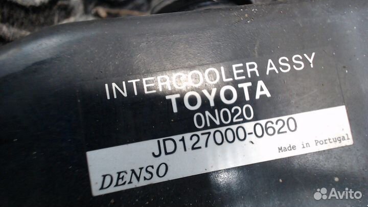 Радиатор интеркулера Toyota Yaris, 2008