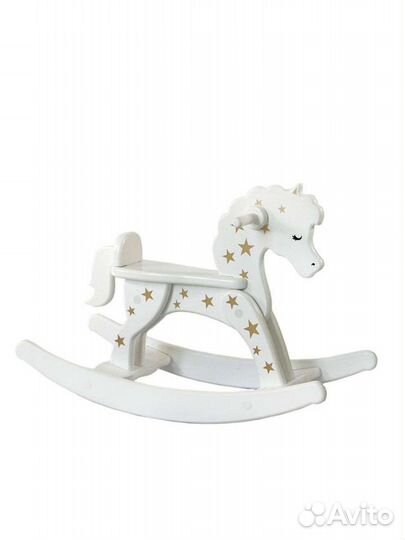 Лошадка качалка деревянная детская