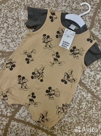 Новый «H&M» Disney Песочник+Футболка для мальчика