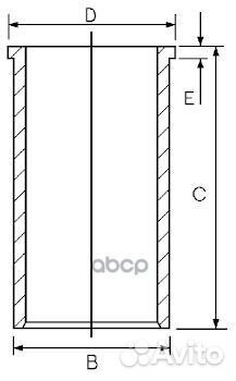Гильза d89.90 STD 1402054000 Goetze
