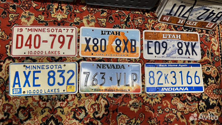 Оригинальные автономера США
