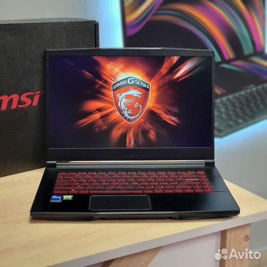 Игровой MSI 144Hz/RTX 3050/gddr6/intel i5-10H/8gb