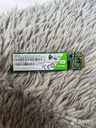 Твердотельный накопитель WD Green SSD, M.2 2280