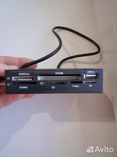 Card reader черный для стационарного компьютера