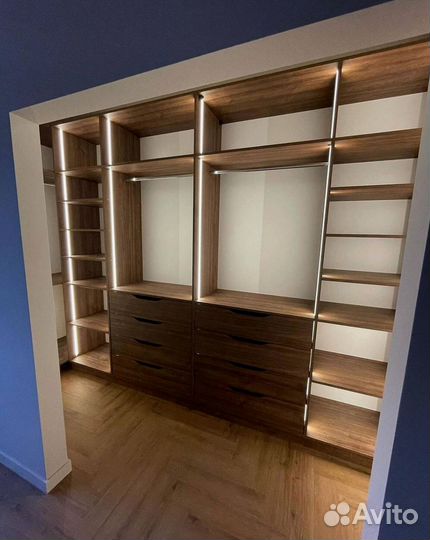 Гардеробная система как IKEA