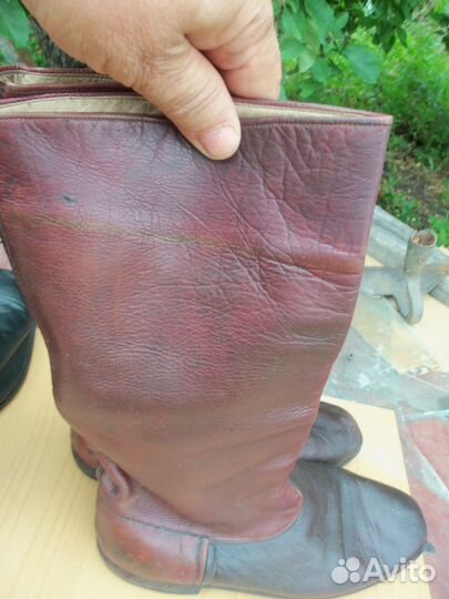 Сапоги хромовые германия военные трофеи38р редкие