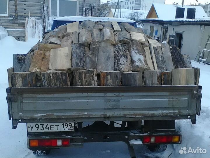 Дрова горбыль пиленый сухой